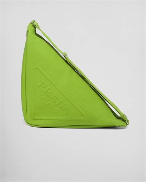 prada triangle bag canvas